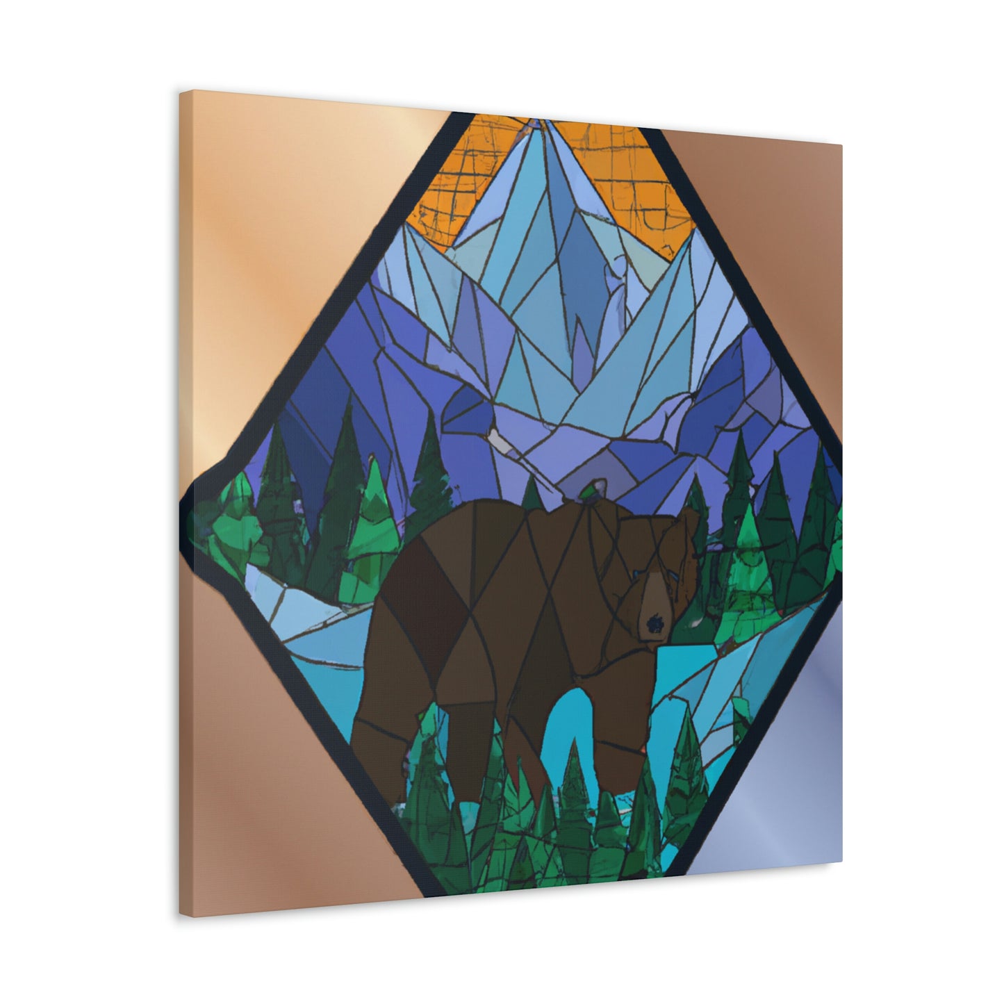 "Bears of Art Deco" - Canvas