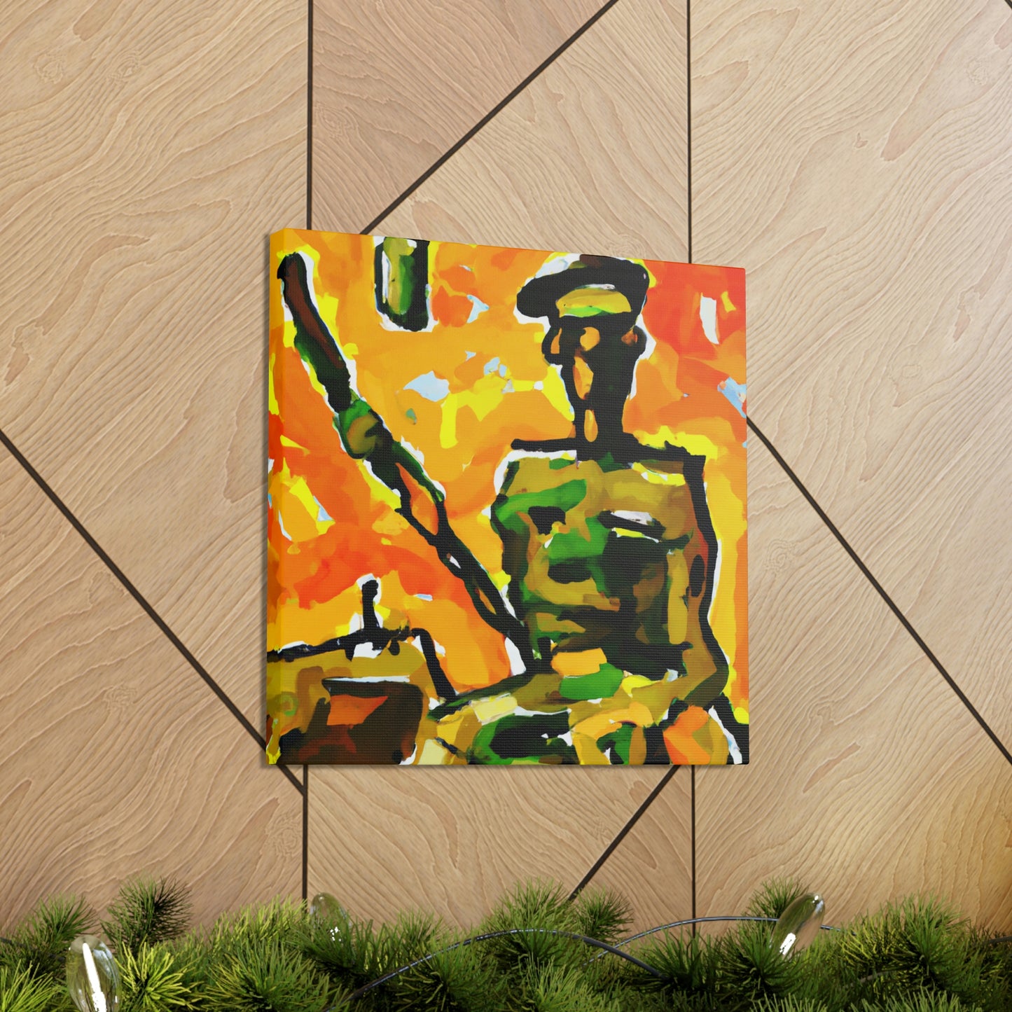 Sniper in Fauvism - Canvas