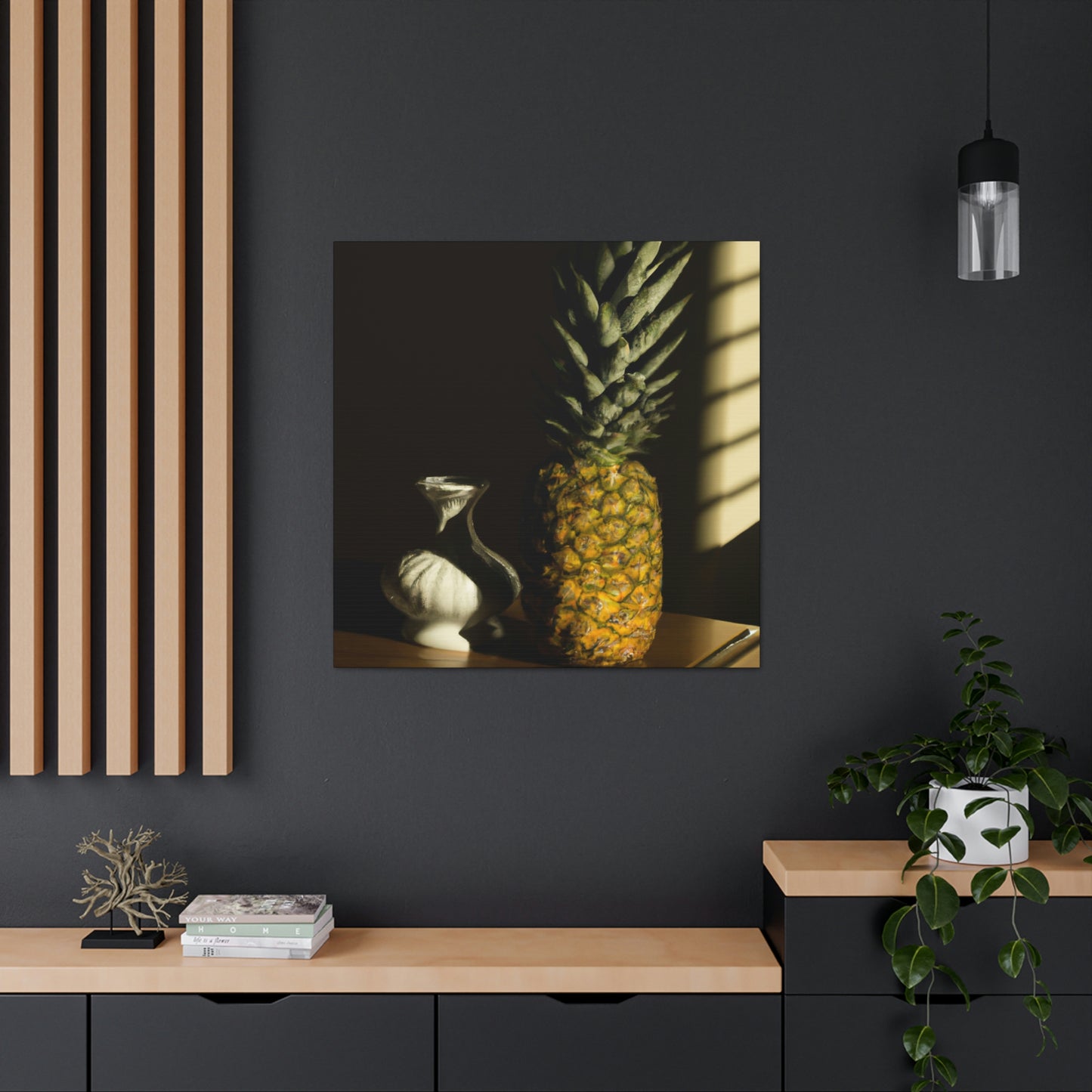 "Pineapple Paradise Deco" - Canvas