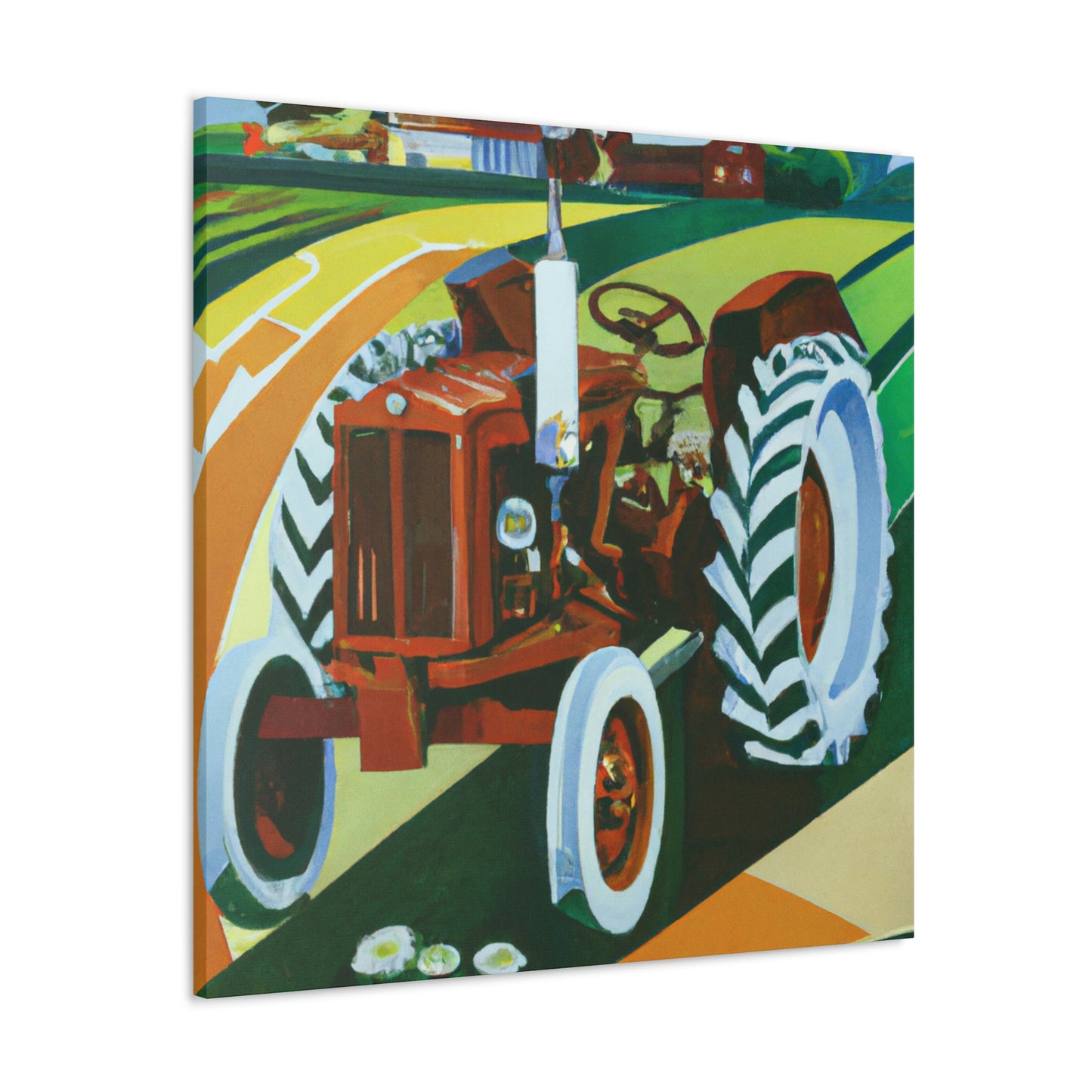 "Tractor of the Fields" - Canvas