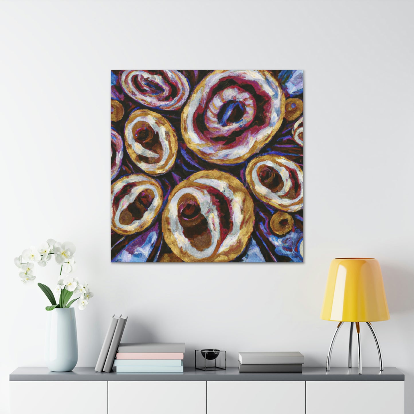 "Pastries In Colorful Hues" - Canvas