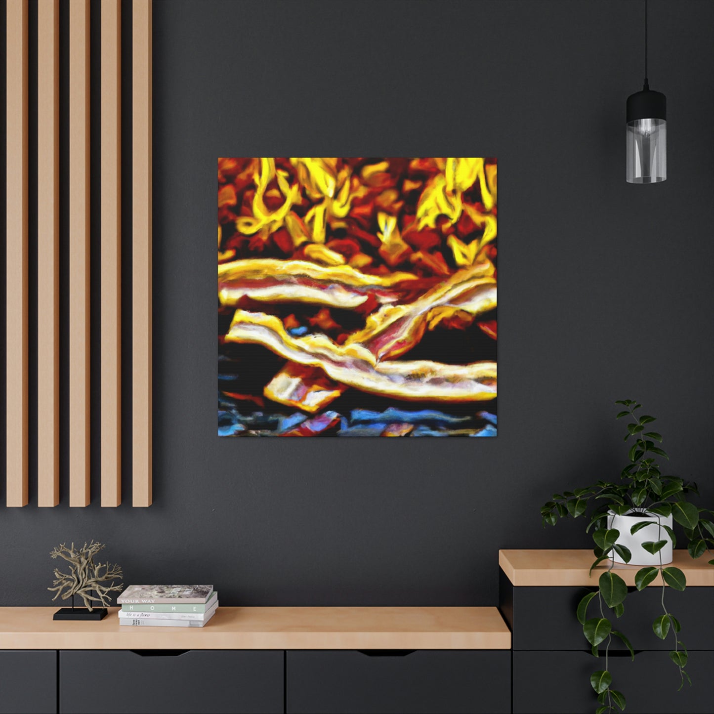 Bacon in Abstract Form - Canvas