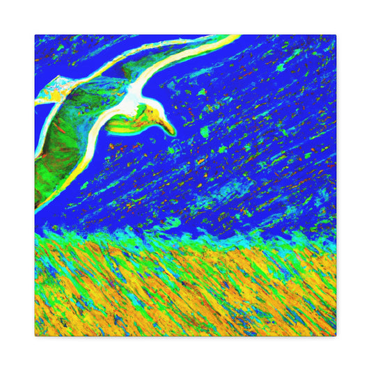 Seagulls on the Shore - Canvas