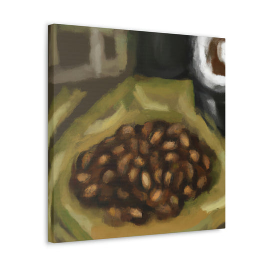 Coffee Beans Expressionism - Canvas