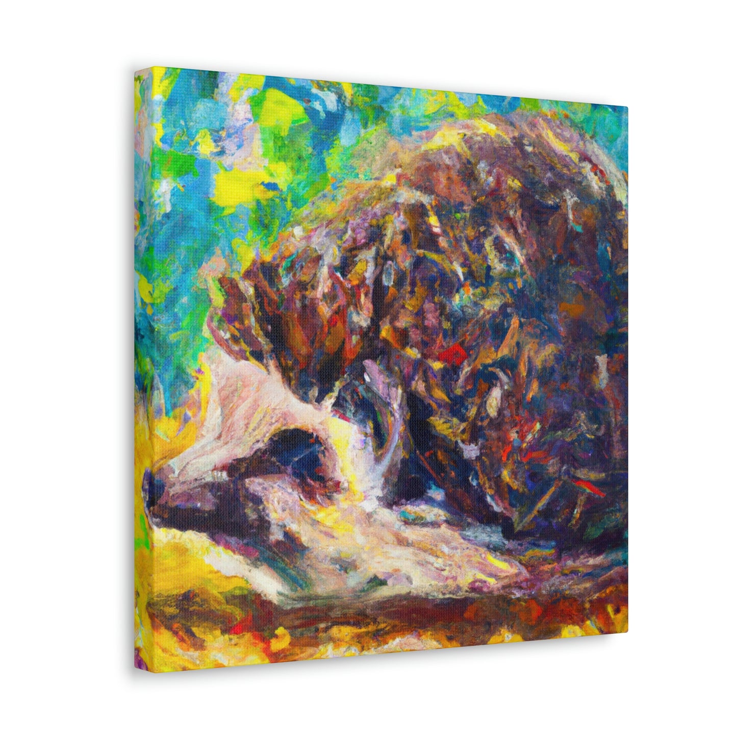 Hedgehogs In Impressionism - Canvas