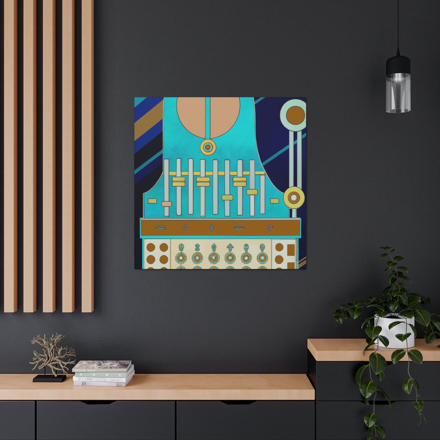 "Deco Orchestra Harmonized" - Canvas