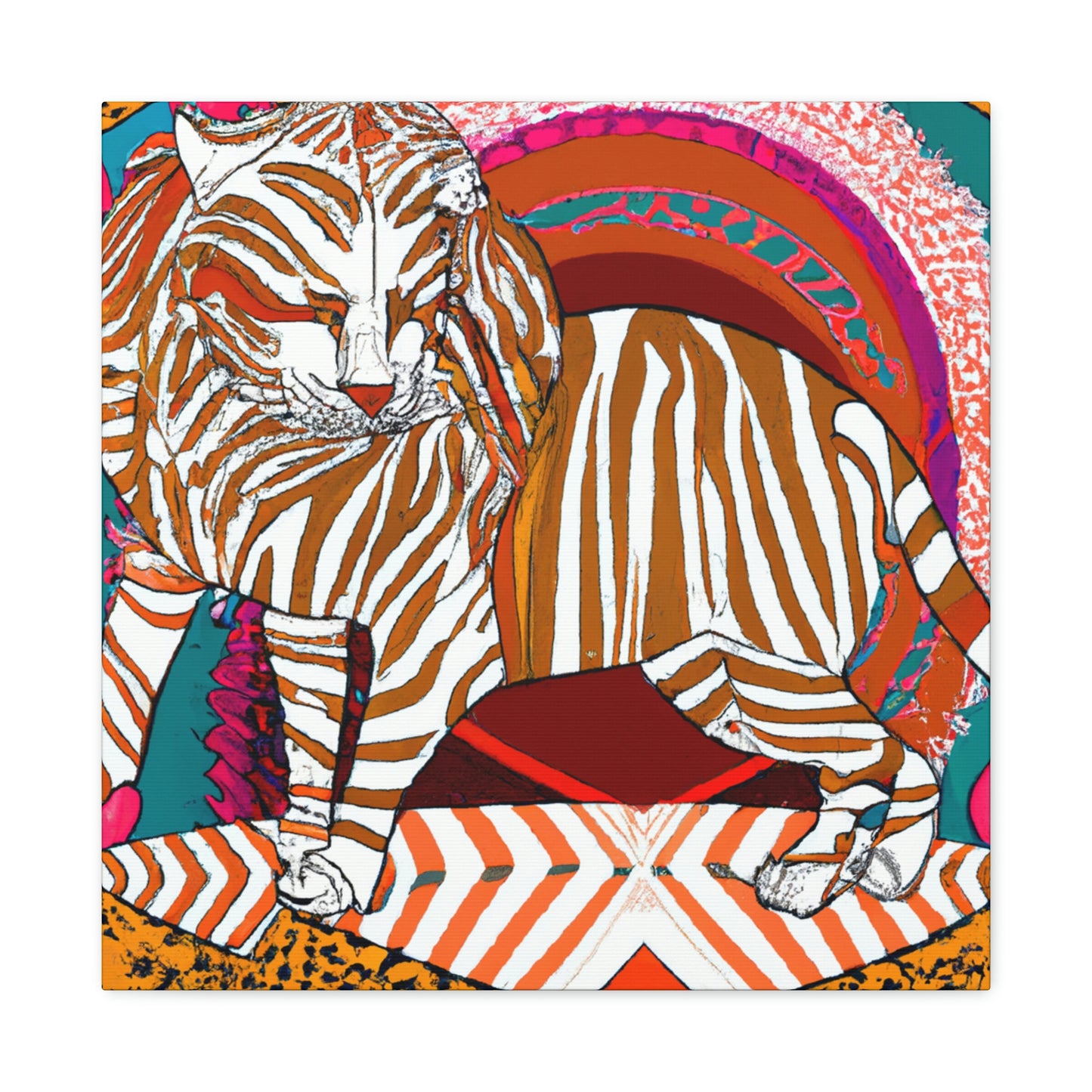 Tiger in the Jazz Age - Canvas