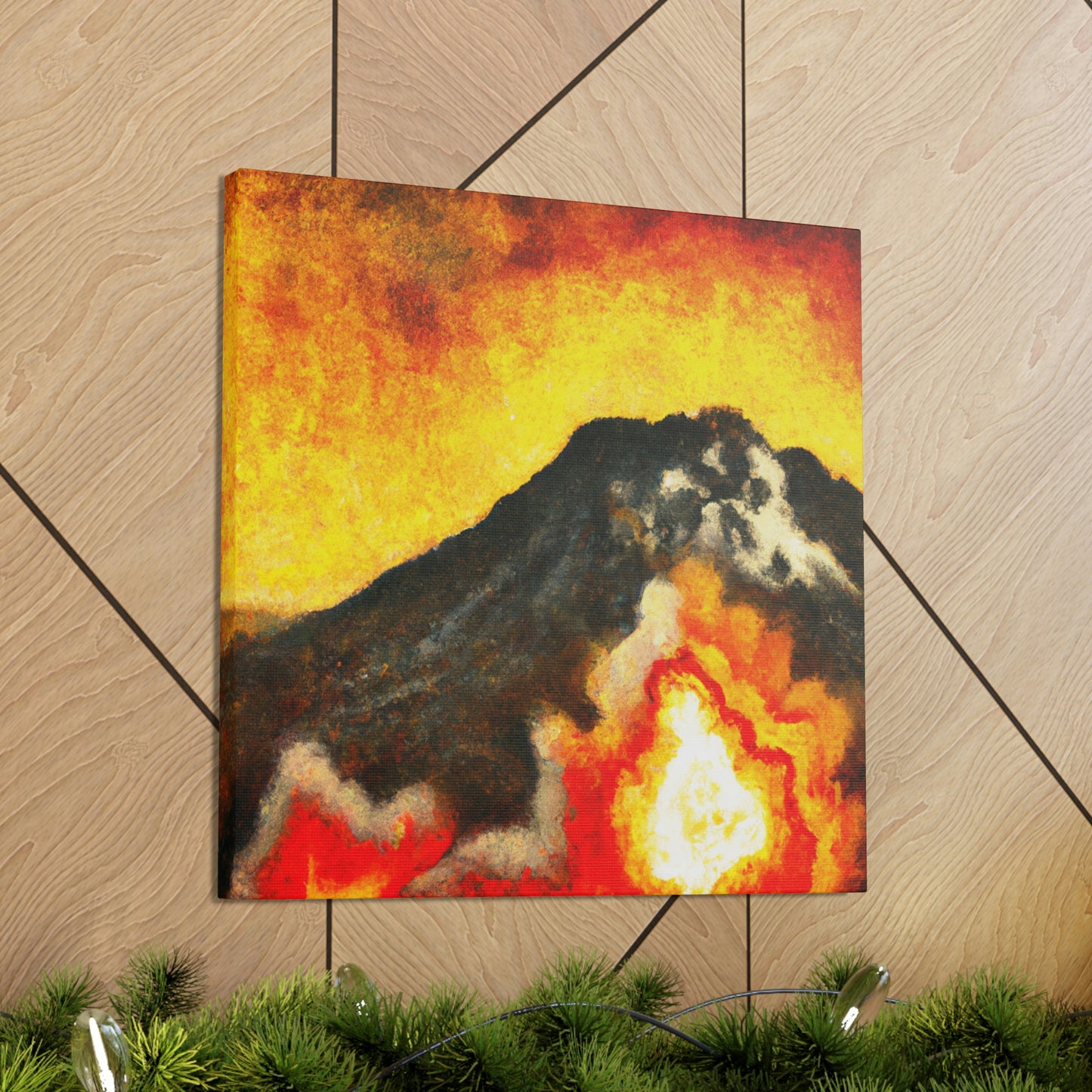 Volcanic Inferno Blaze - Canvas