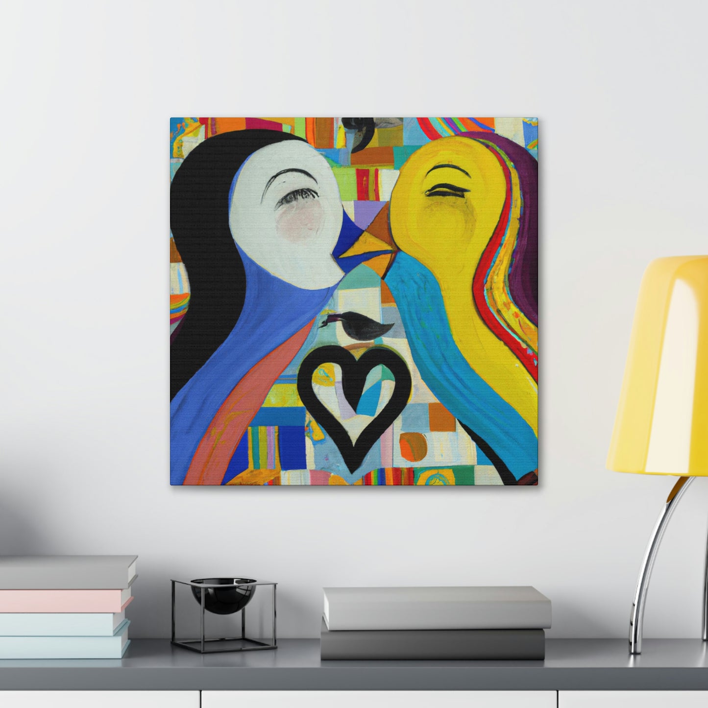 Loving Duo Portrait - Canvas