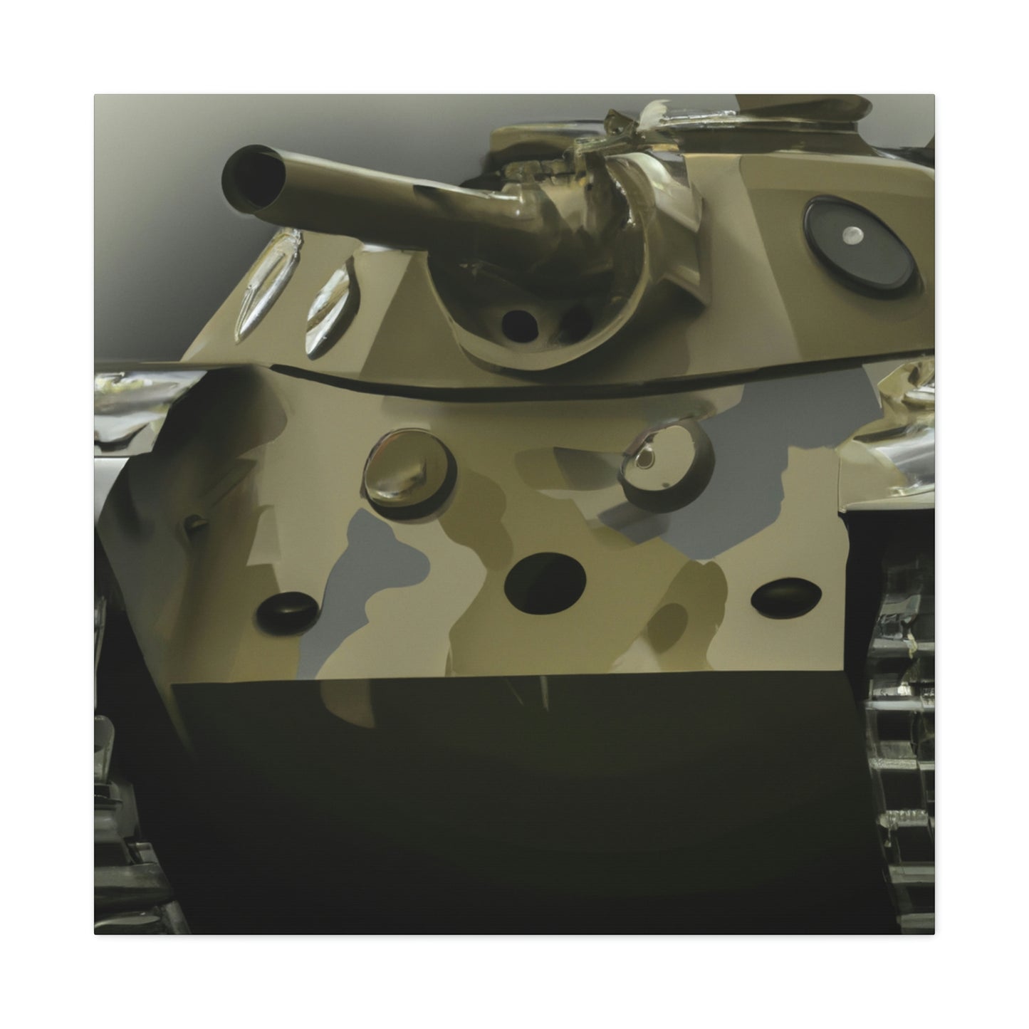 Tank at War-Time - Canvas