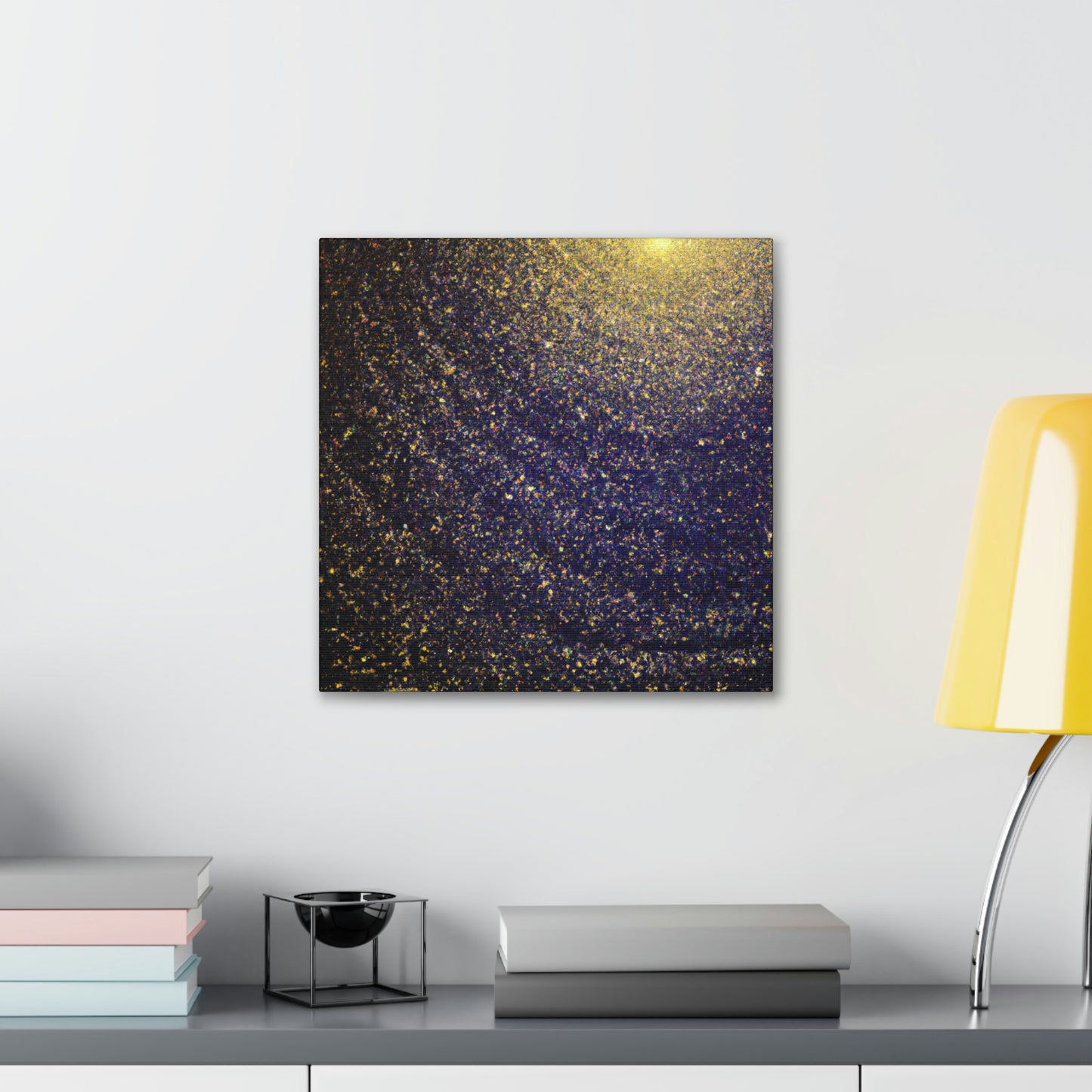 Galaxy in Pointillism - Canvas