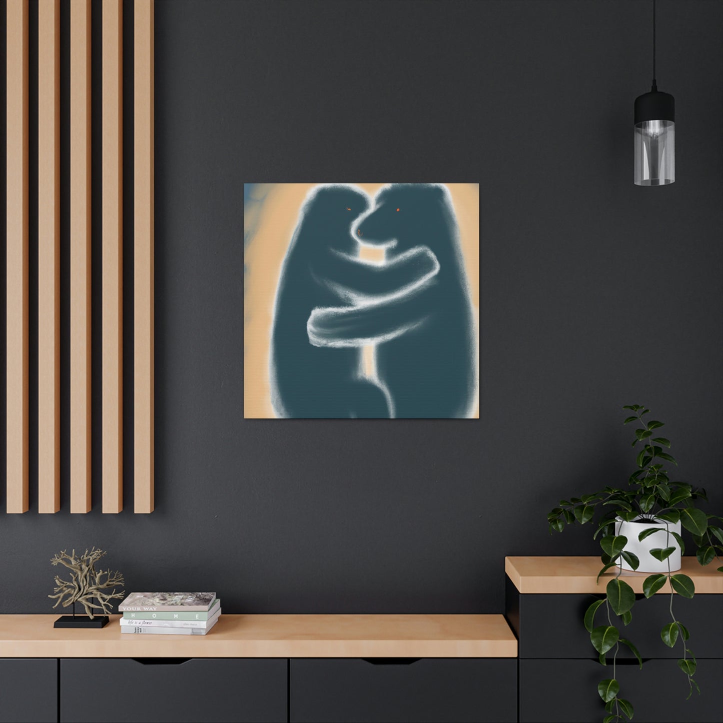 "Love Justified Embrace" - Canvas