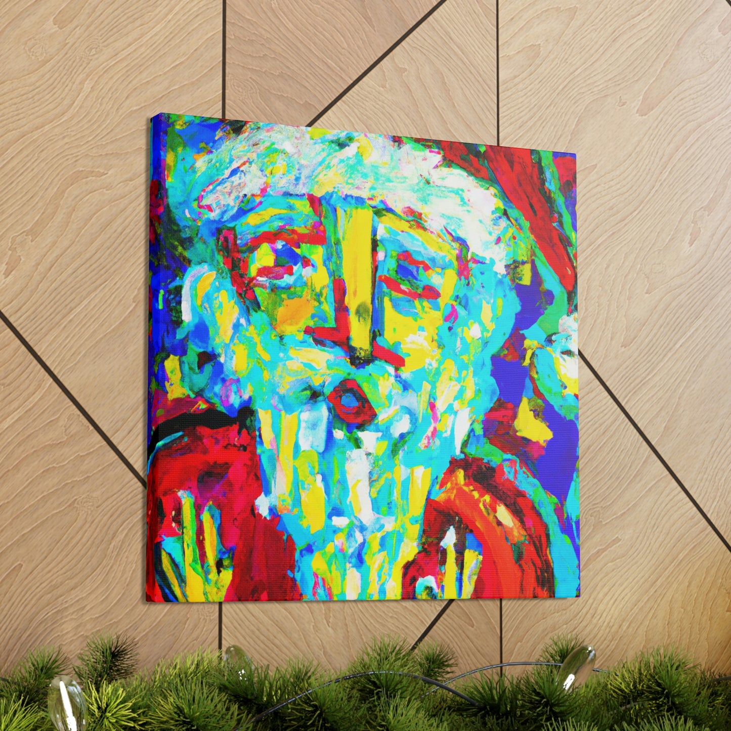 Santa in Expressionism - Canvas