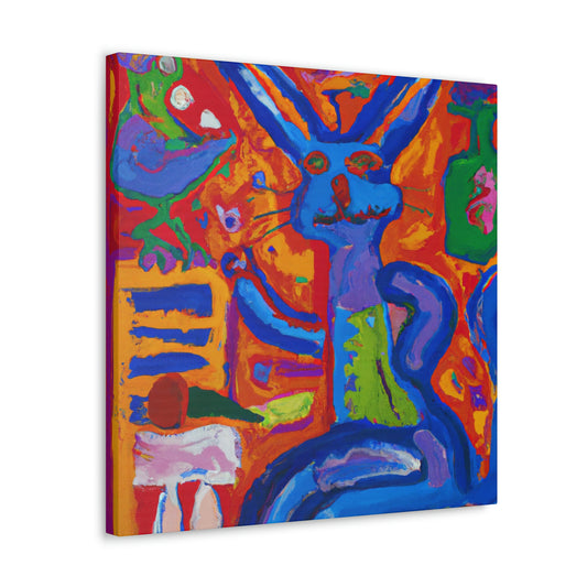 "Rabbit in Fauvism" - Canvas