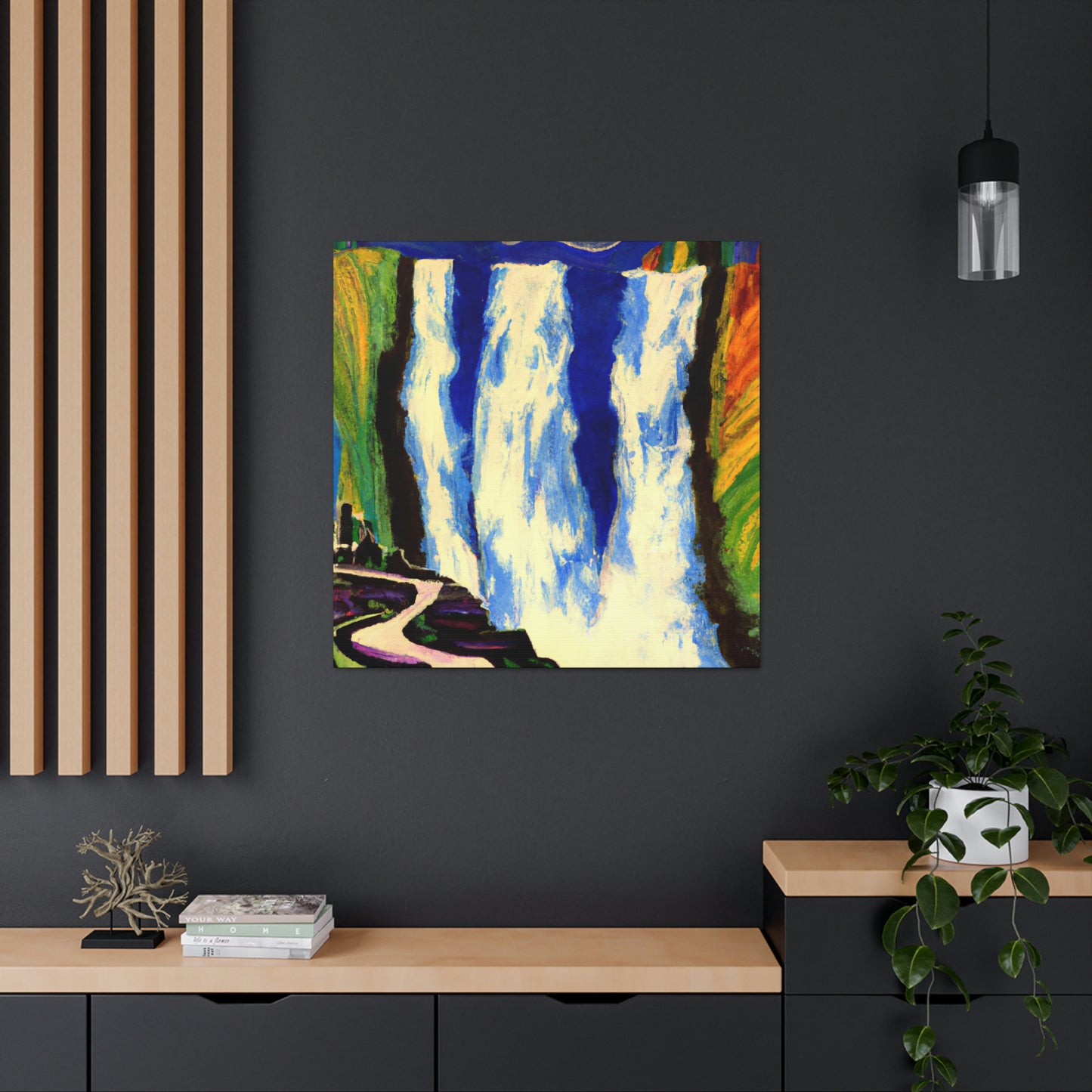 Thundering Water Plunge - Canvas