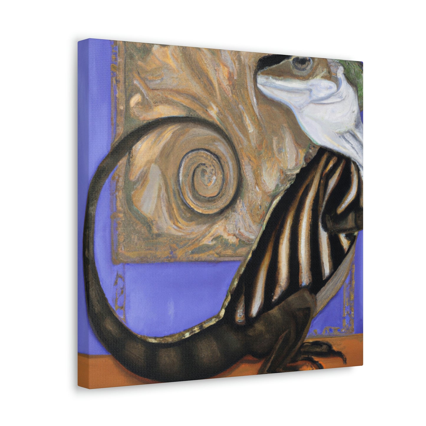 "Limbless Lavish Lizard" - Canvas