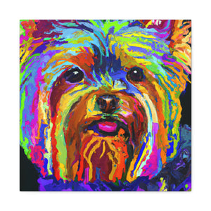 "Yorkshire Terrier Fauvism" - Canvas