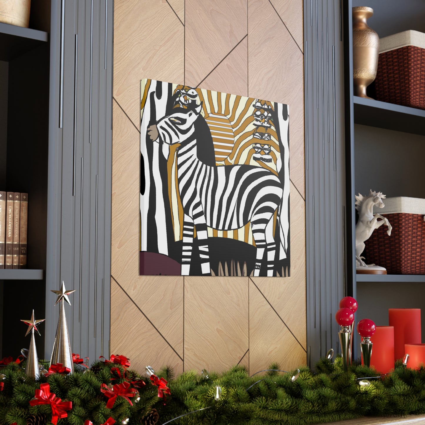 "Zebra's Glorious Strides" - Canvas