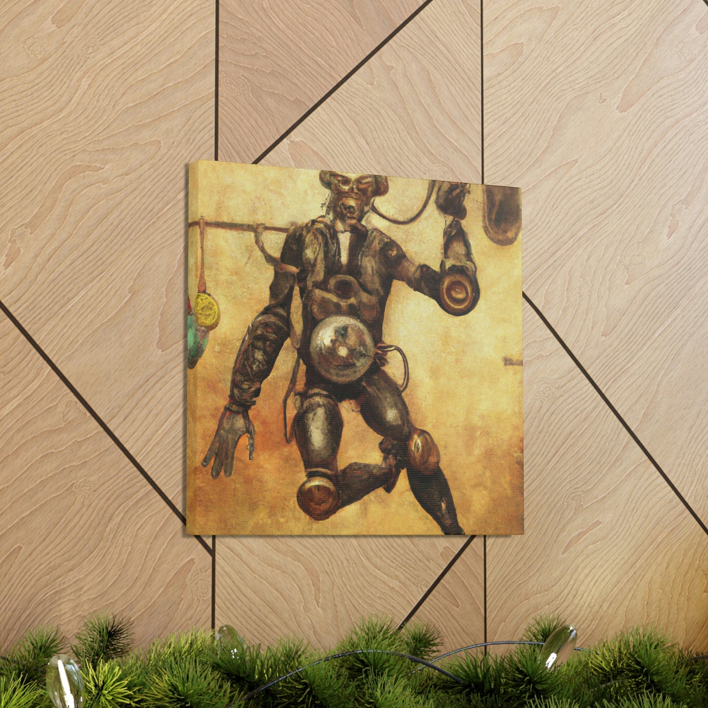 "Martial Arts Steampunk Mastery" - Canvas