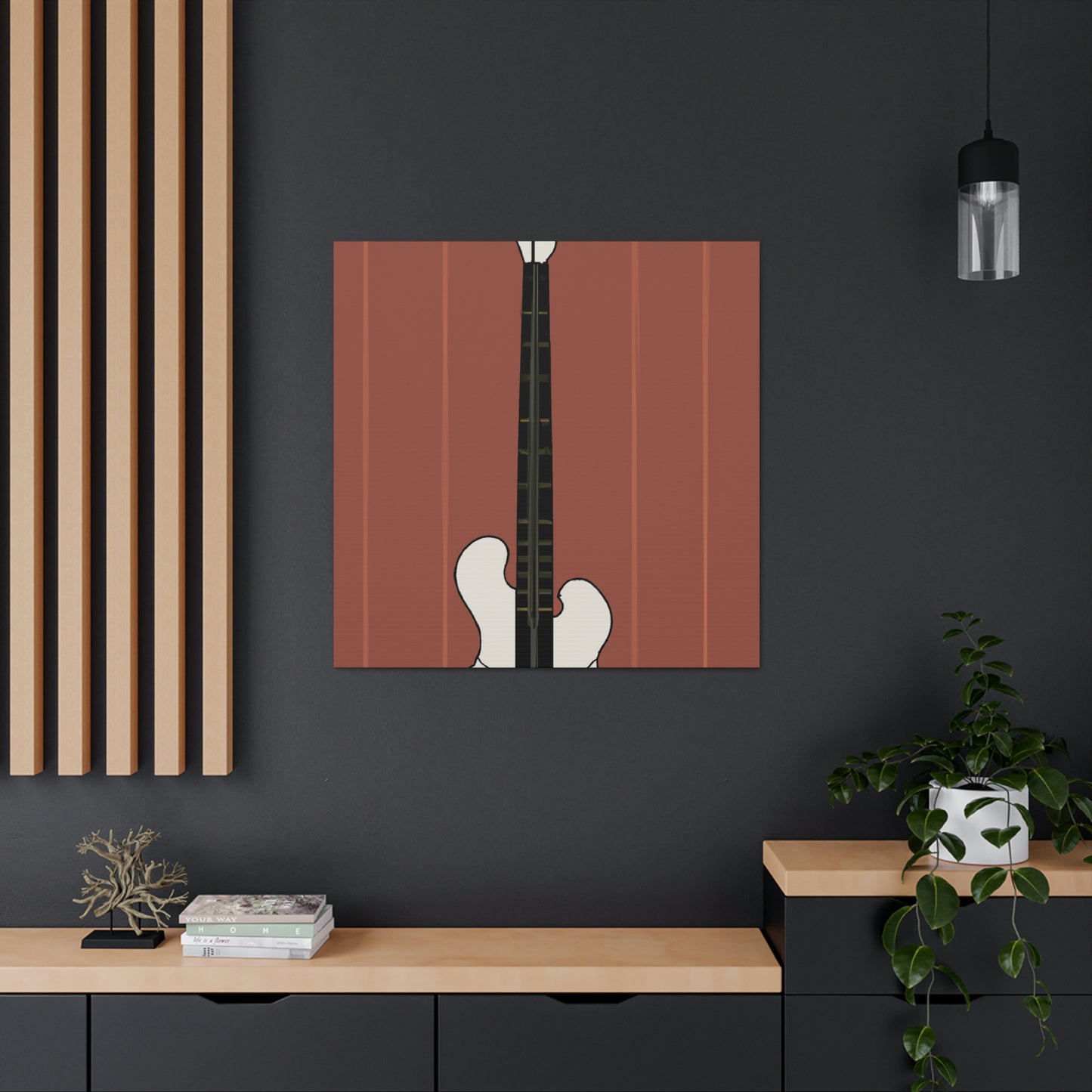 "Mellifluous Bass Minimalism" - Canvas