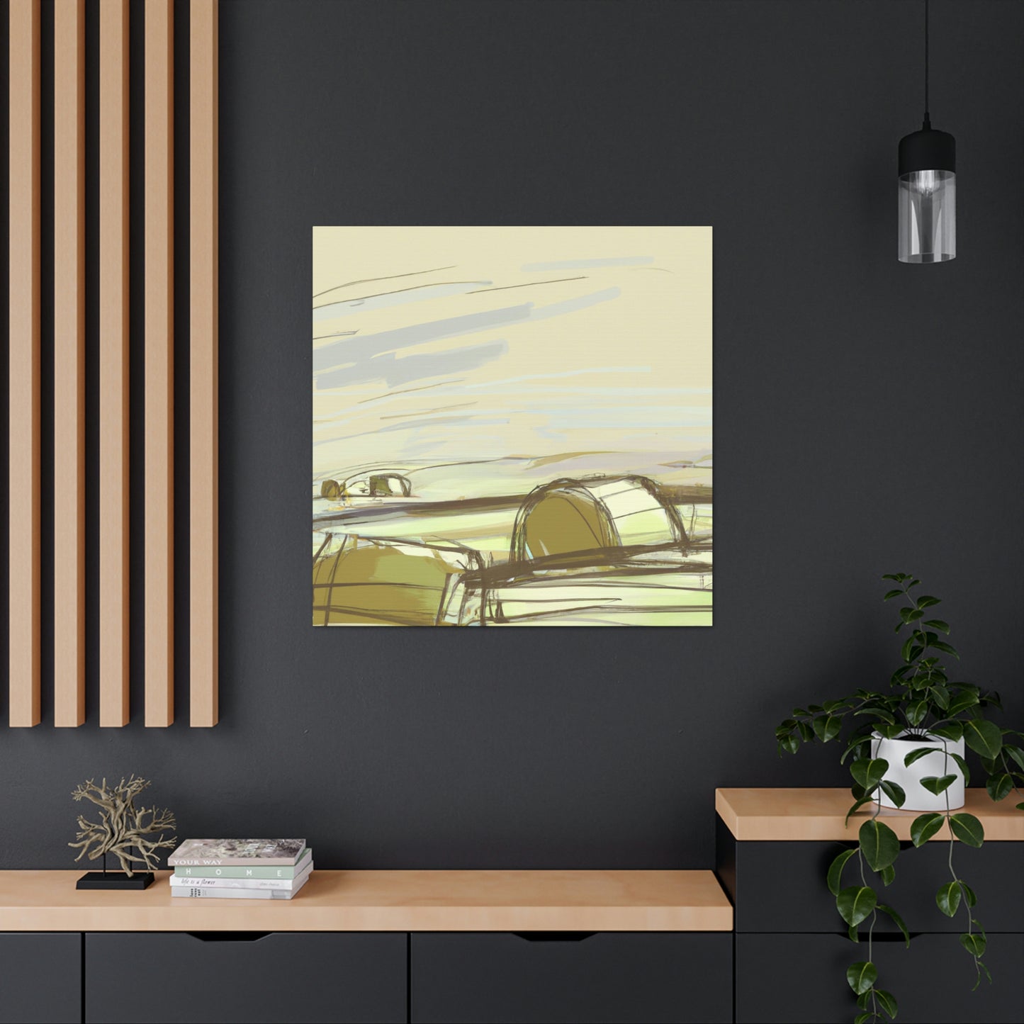 Hay Fields of Gold - Canvas