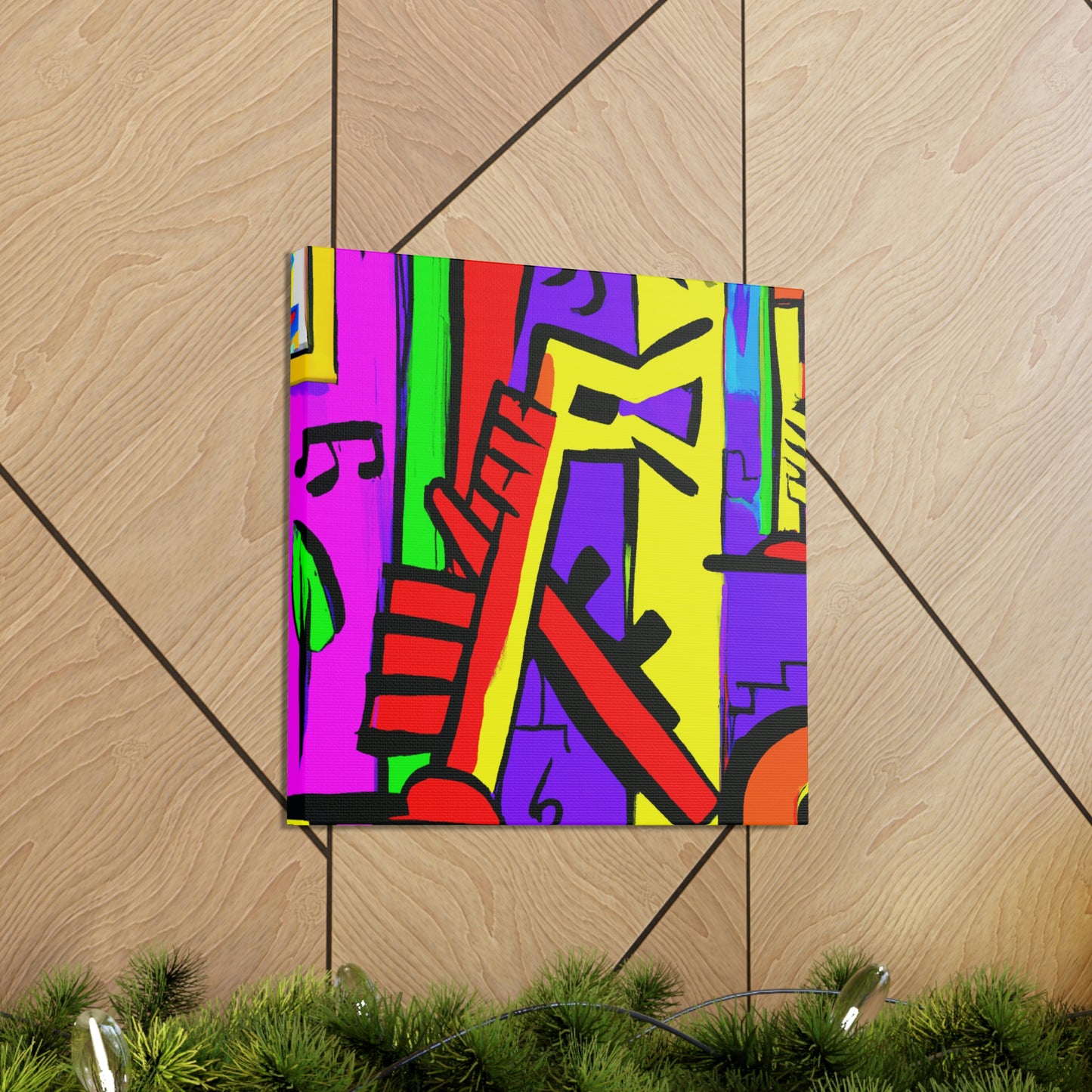 "Flute in Fauvist Hues" - Canvas