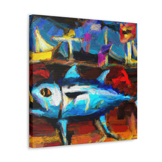 "Tuna: Expressionist Masterpiece" - Canvas