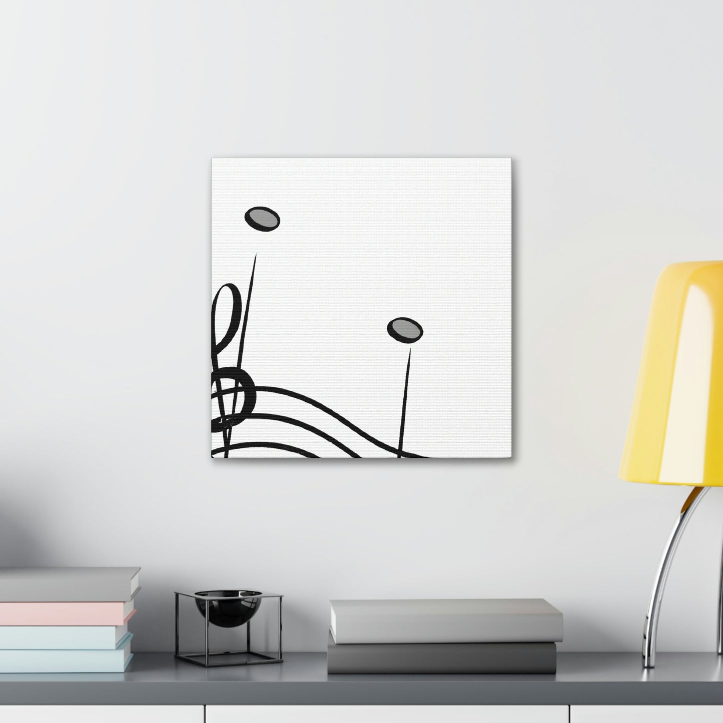 "Music of Minimalism" - Canvas