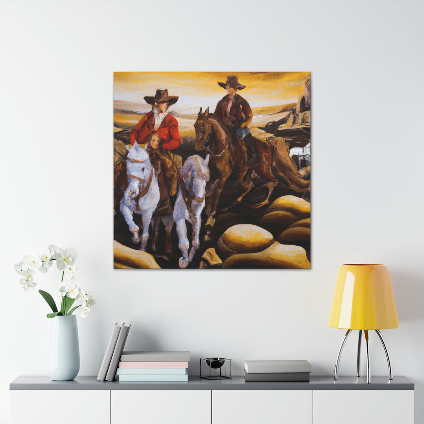 "Golden Countryside Vistas" - Canvas