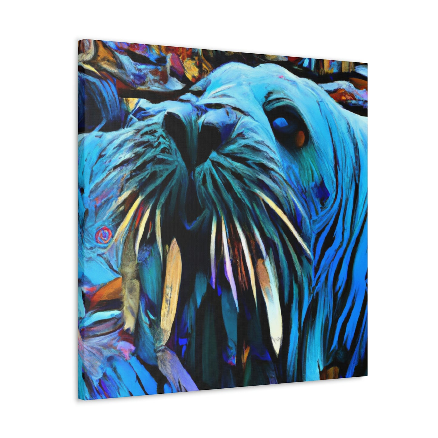 Walrus on a Wave - Canvas