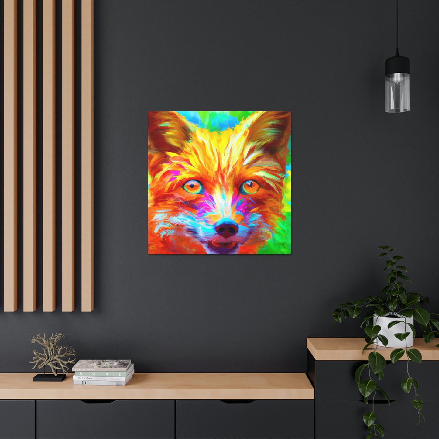 "The Dhole in Color" - Canvas