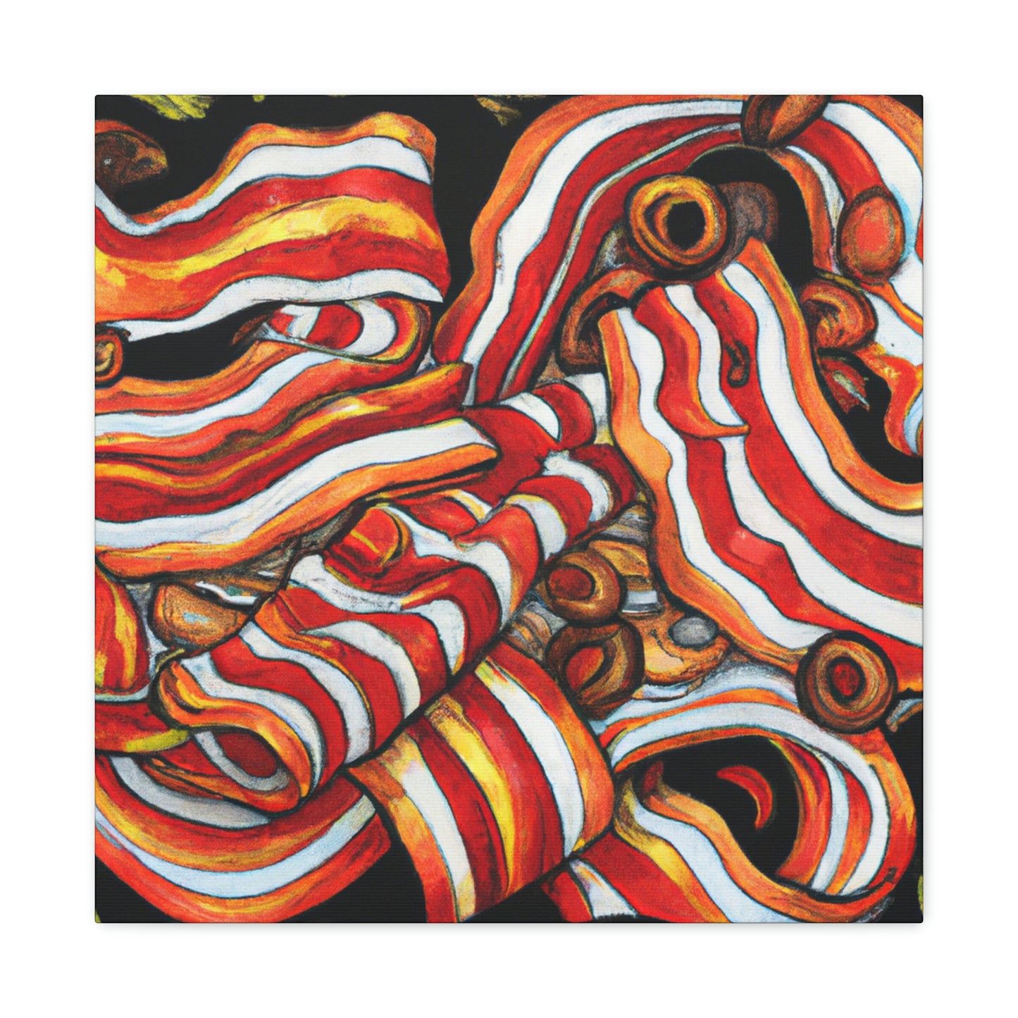 "Bacon Delight Painting" - Canvas