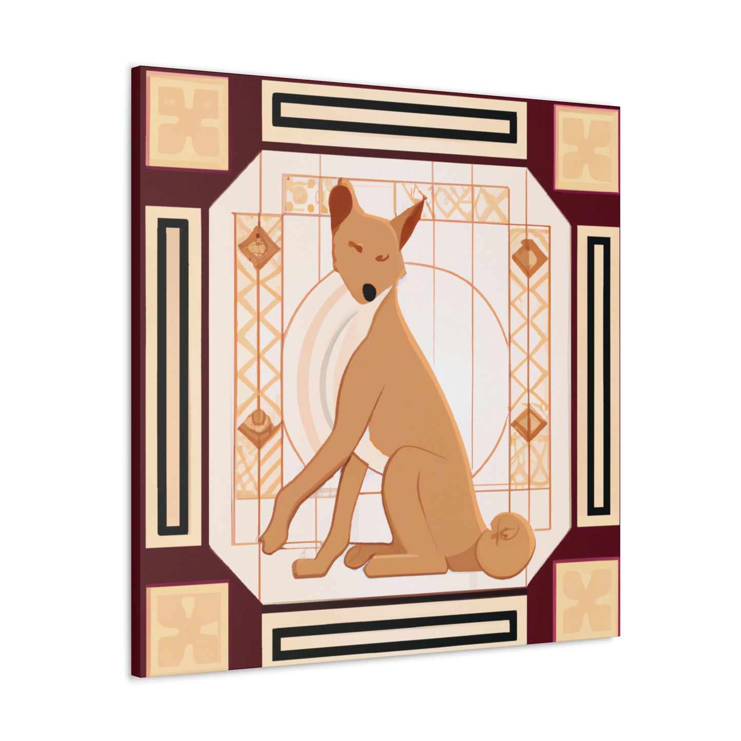 "Dhole's Deco Dreaming" - Canvas