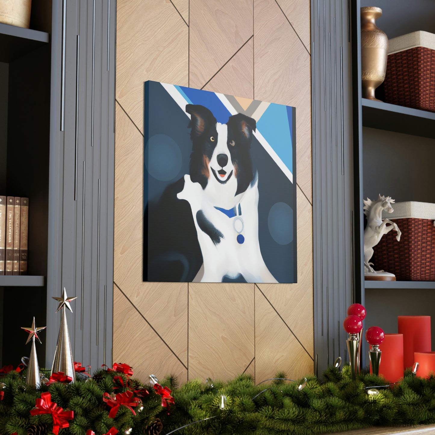 Border Collie Brilliance - Canvas