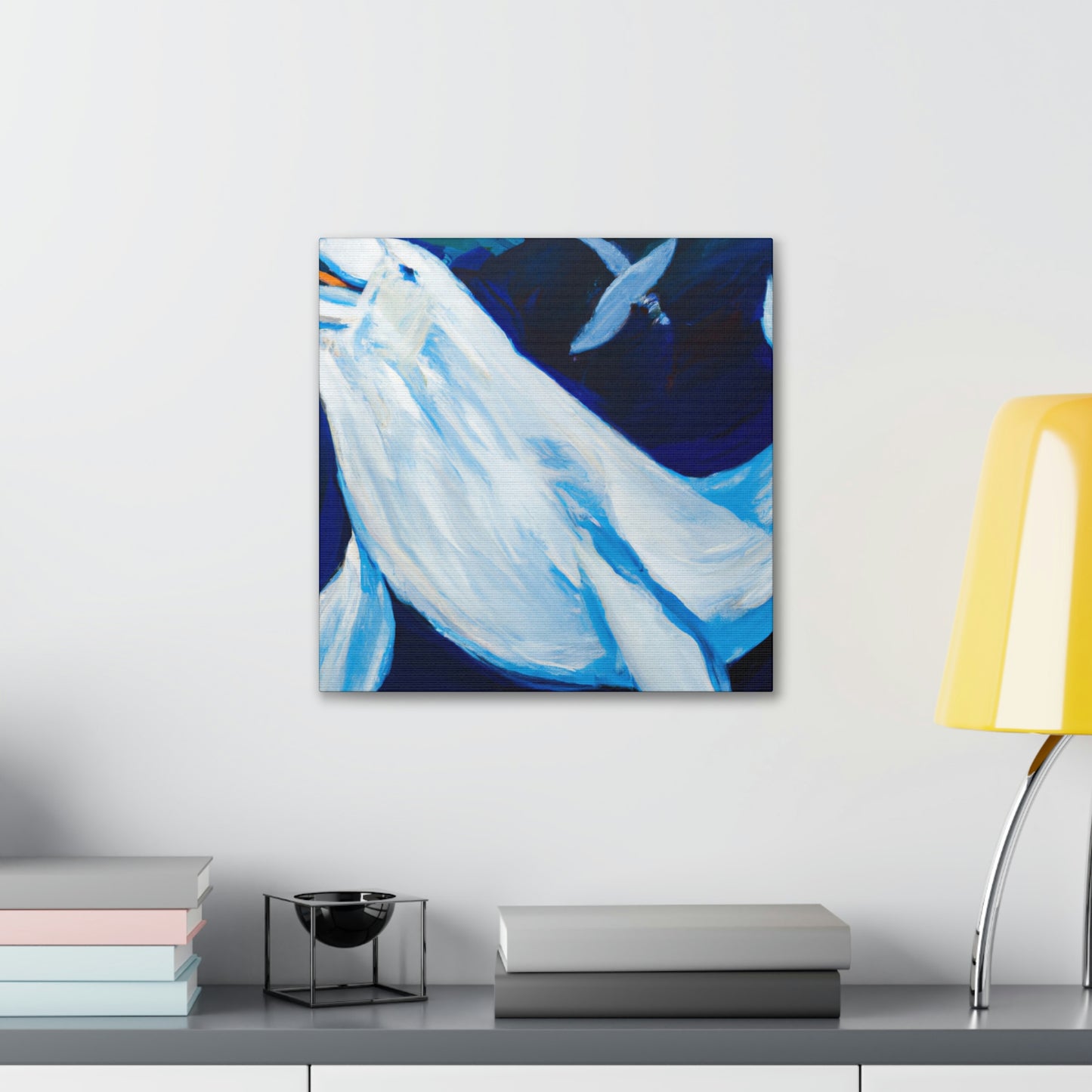 Beluga Whale Symphony - Canvas