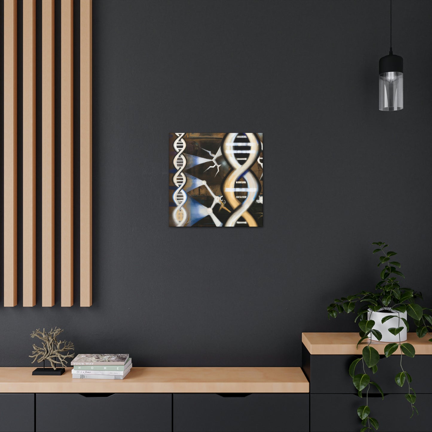 "Deco's DNA Vision" - Canvas