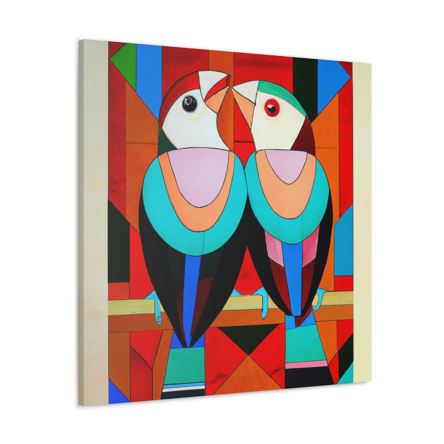 Lover's Art Deco Dance - Canvas