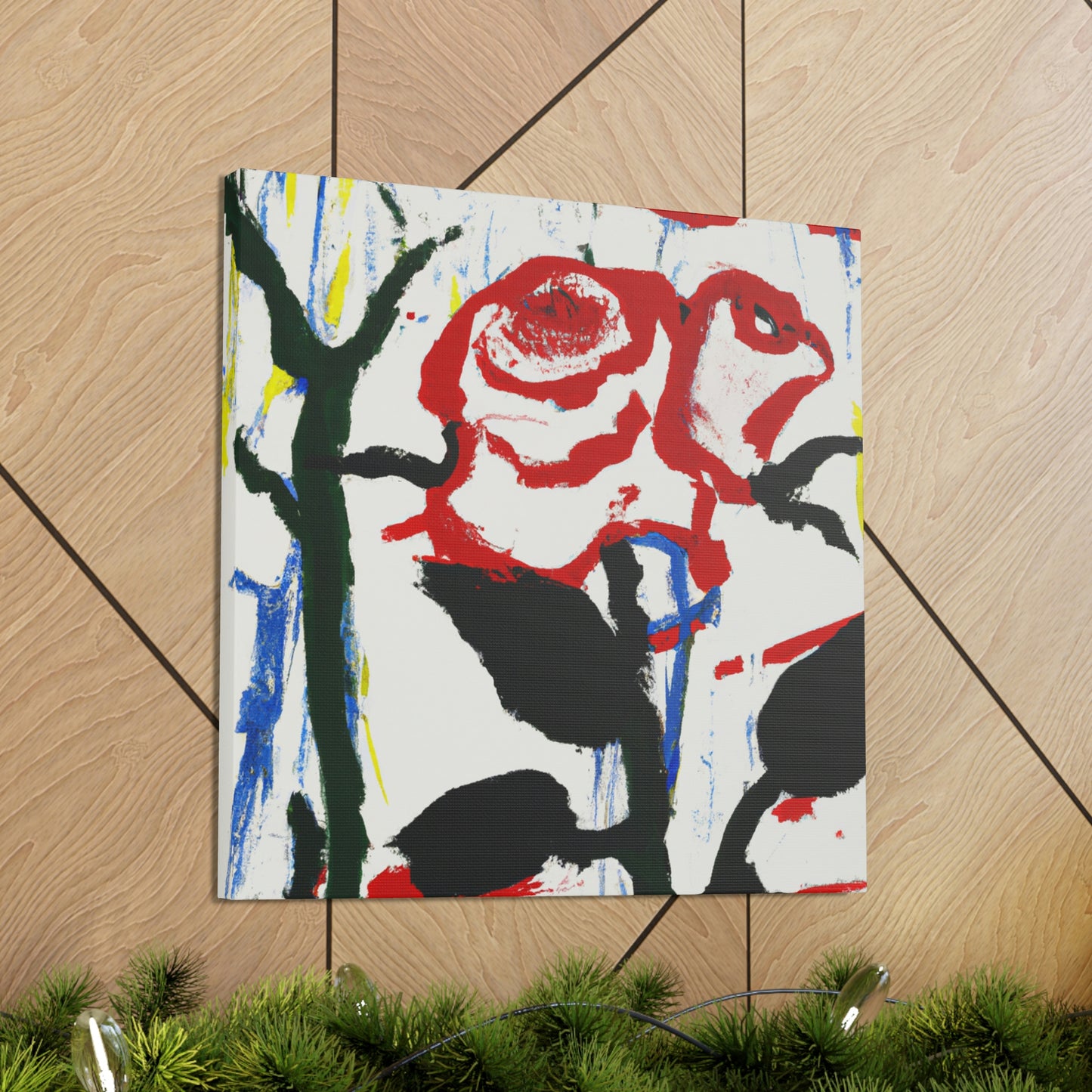 "Rose in Expressionism" - Canvas