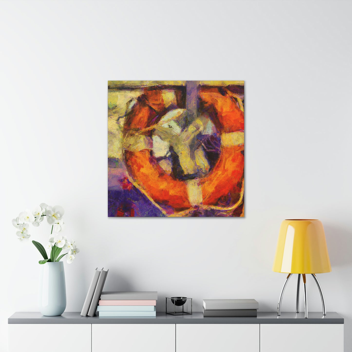 Life Buoy Triumphant - Canvas