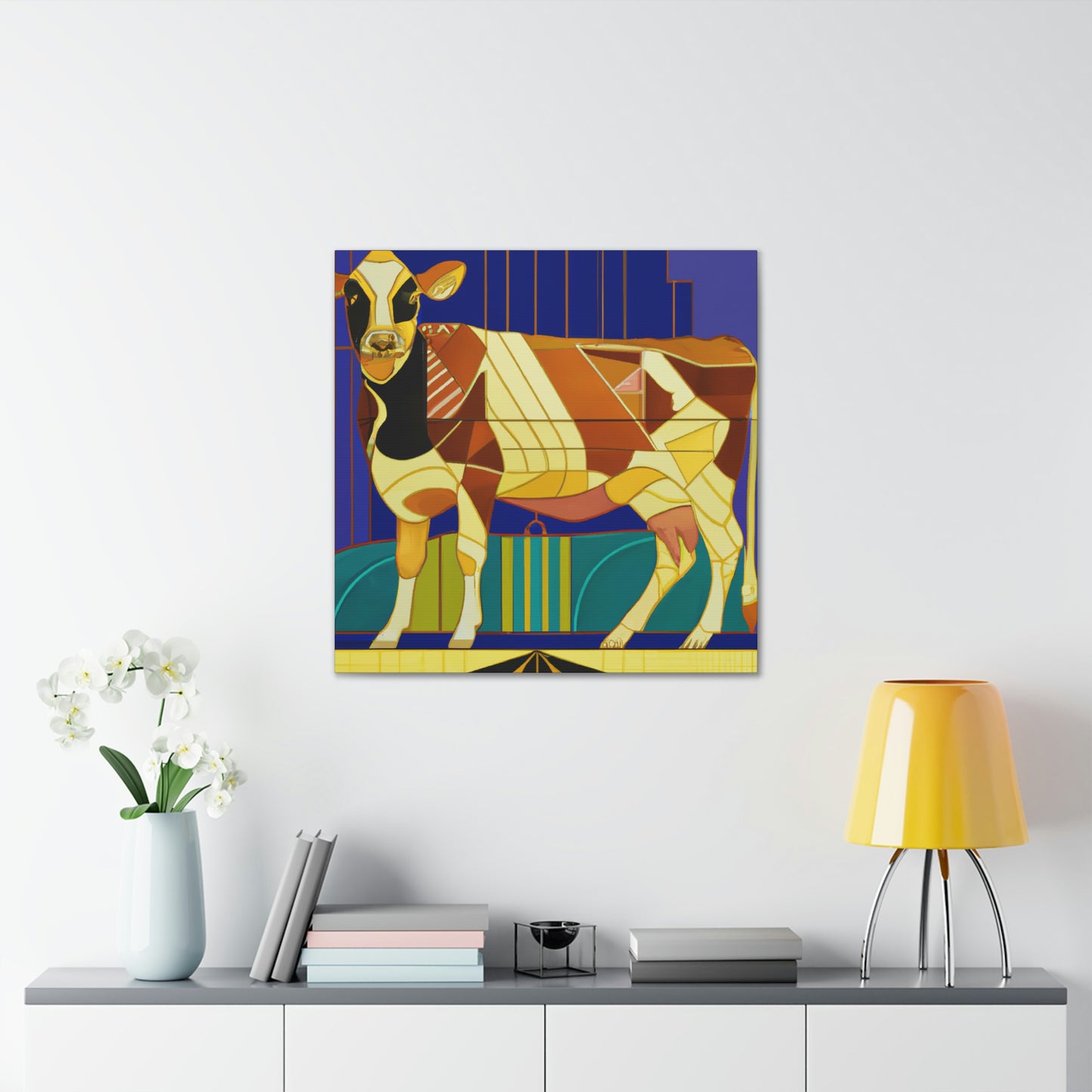 Jersey Cow Pegasus Float - Canvas