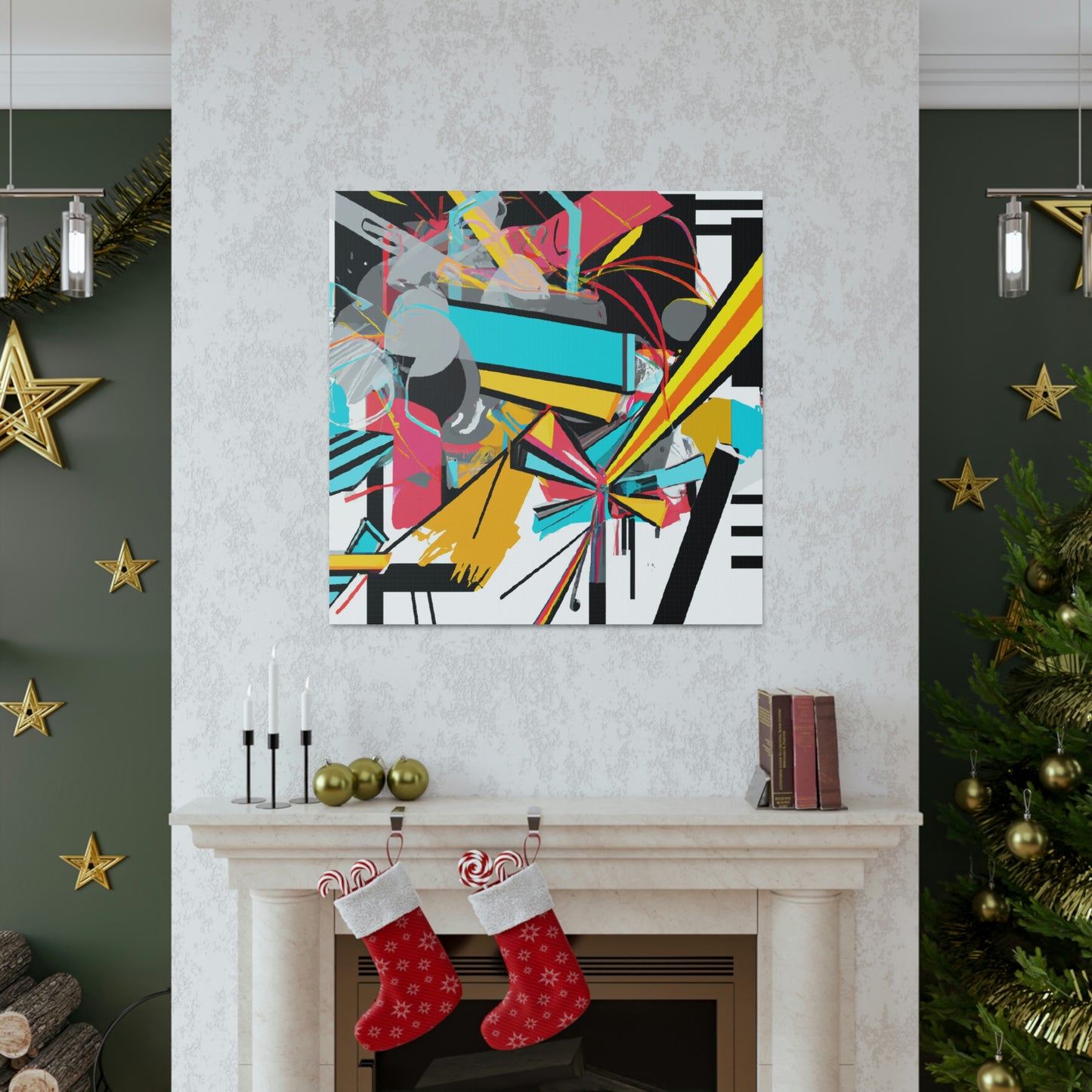 Radiant Star Bursting - Canvas