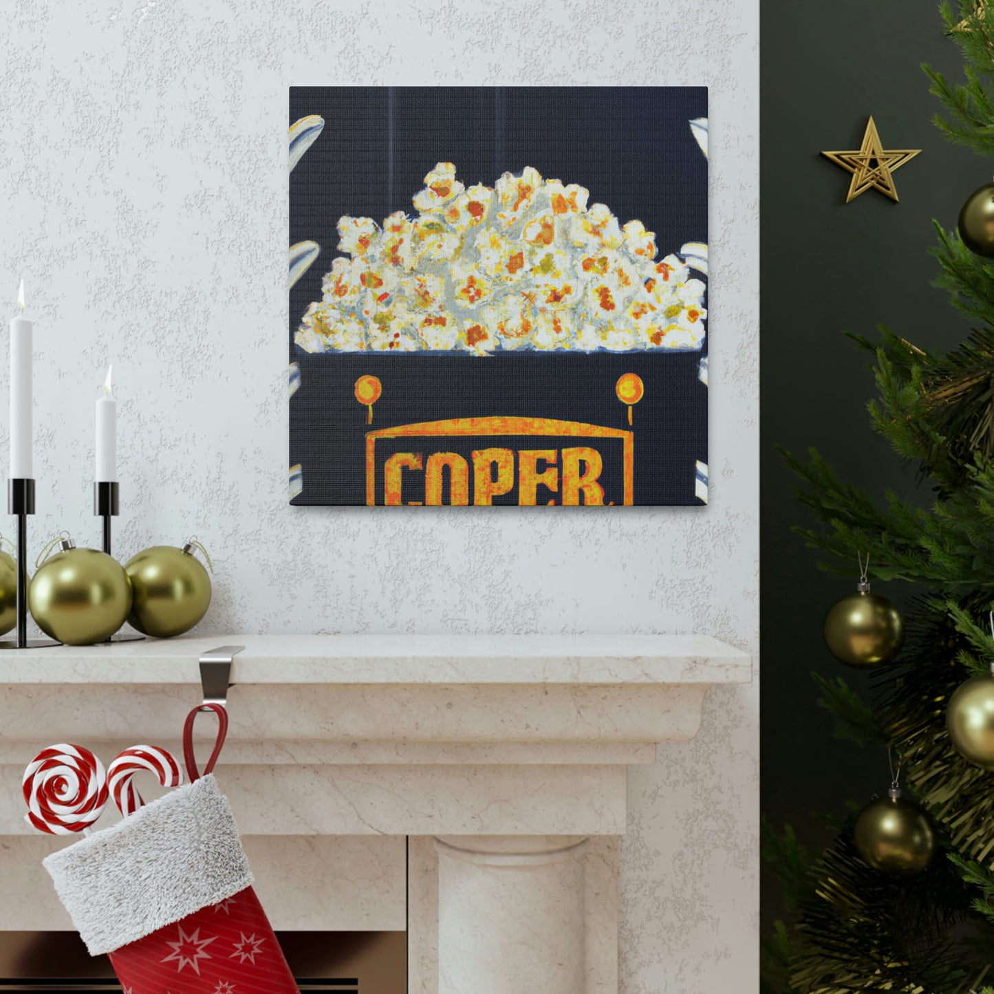 "Popcorn Jazz Jubilee" - Canvas