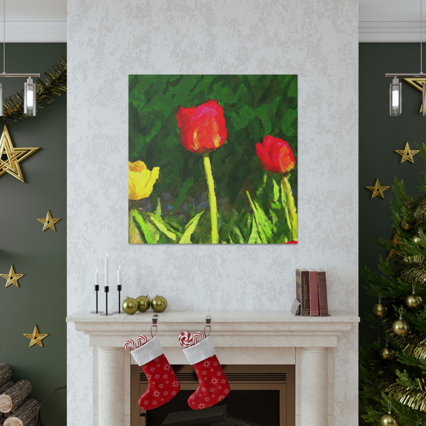 Tulips in Technicolor - Canvas