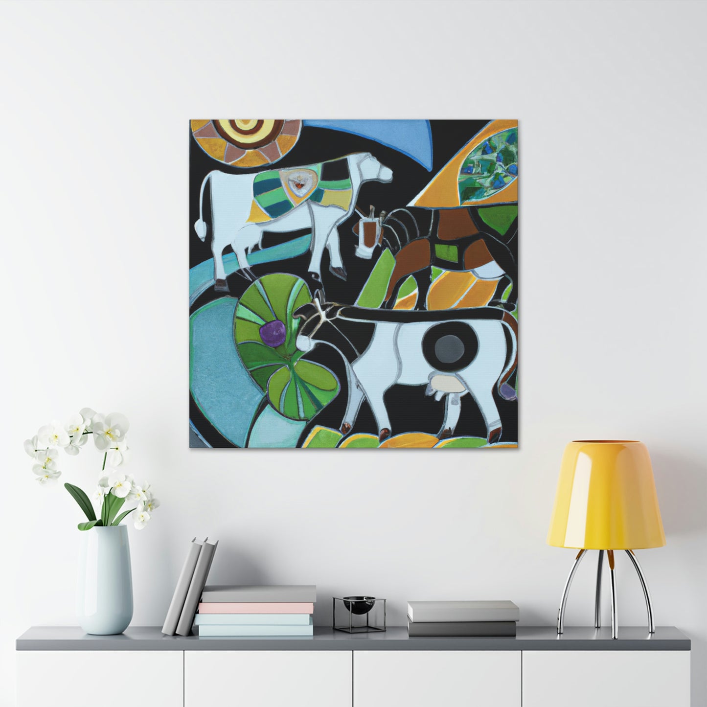 Farmers in Repose - Canvas