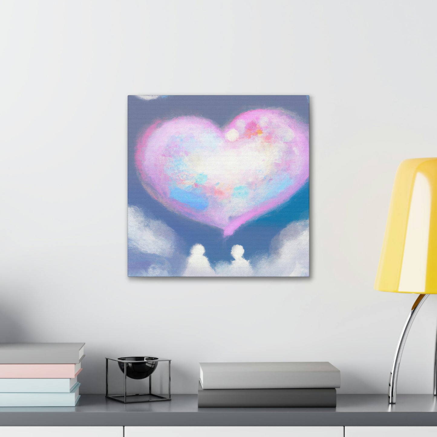 Hearts in Heaven's Clouds - Canvas