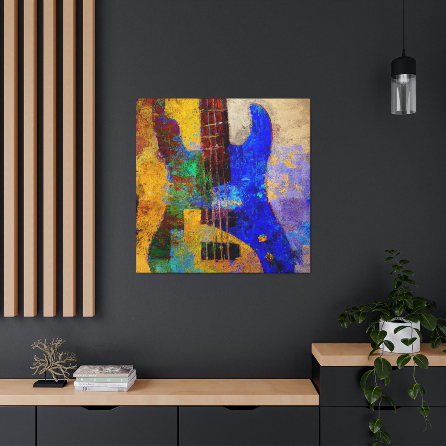 "Bass Guitar Resonance" - Canvas