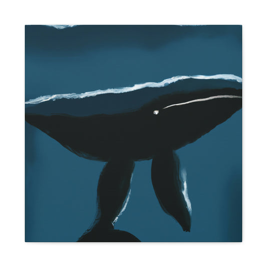 "The Whale Elegance" - Canvas