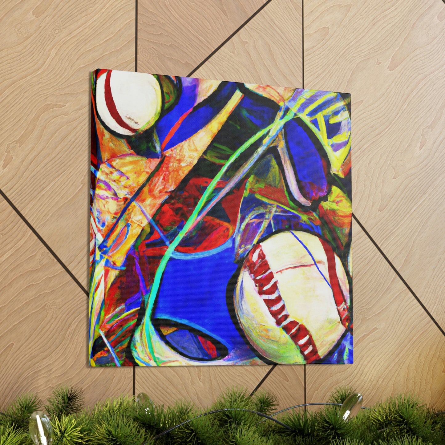 "Baseball: Expressionist Vision" - Canvas