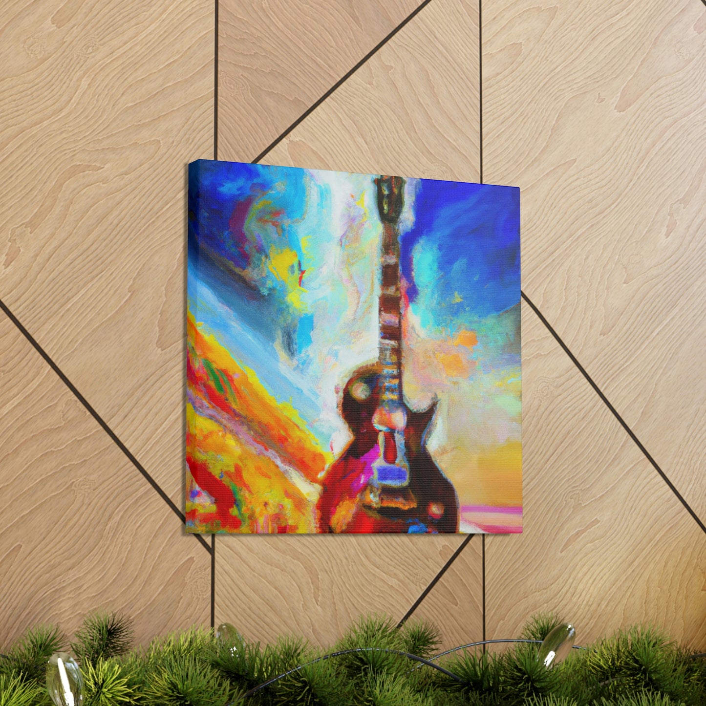 Gibson in Abstract Forms - Canvas