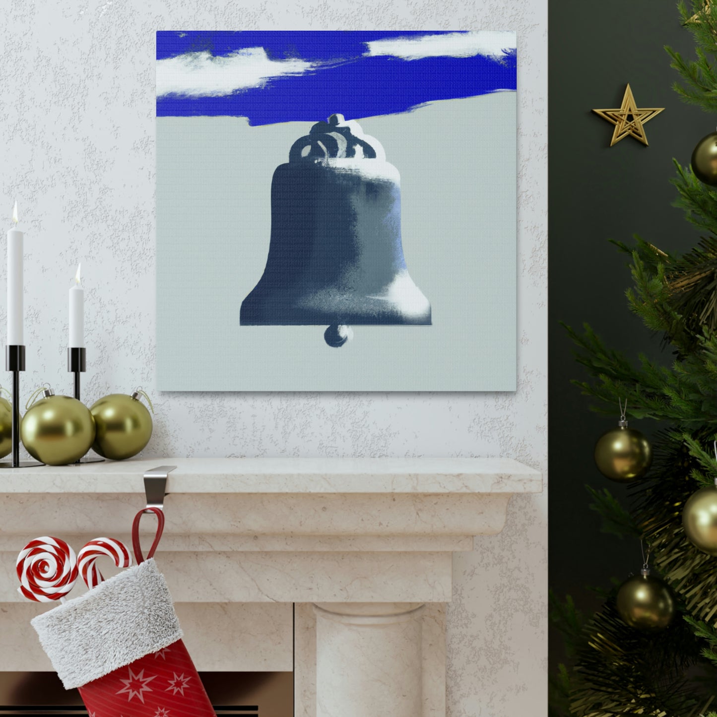 "Liberty Bell Minimalism" - Canvas